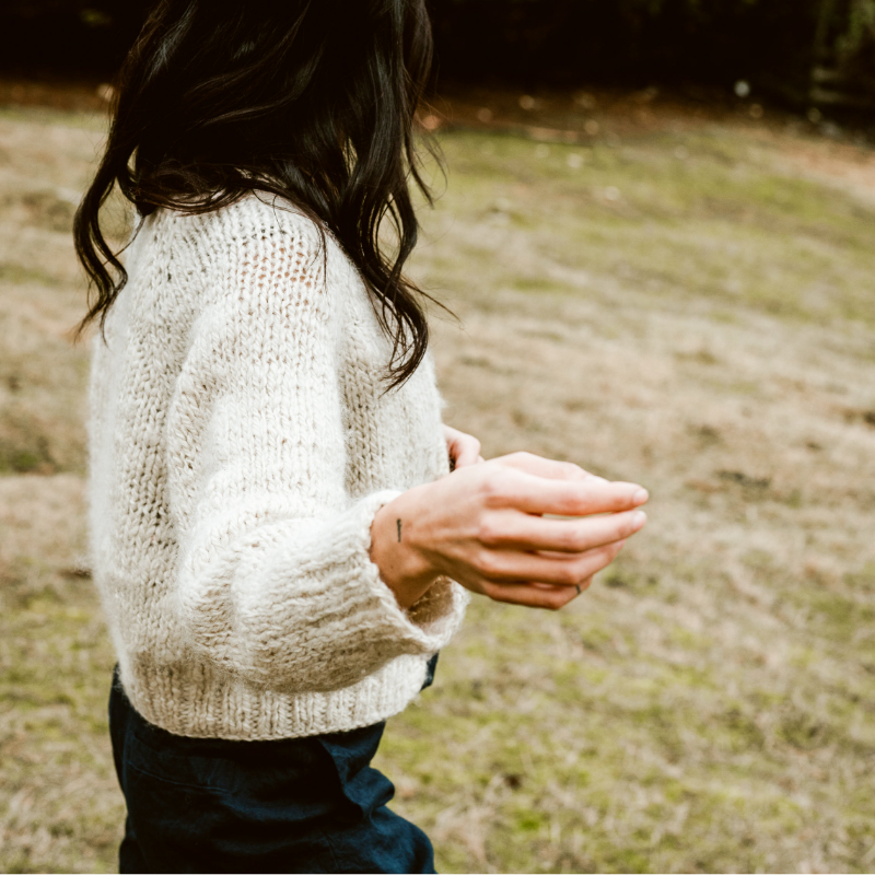 slow fashion natural greta long sleeve